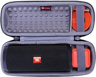 XANAD Case for JBL Flip 4/3 or Sonos Roam Waterproof Portable Bluetooth Speaker Speaker Hard Storage Carrying Protective Bag Grey