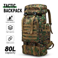 Capacity Tactical 80l Backpack Travel Backpack Men Women Outdoor Sports Camping Hiking Bag Hiking La