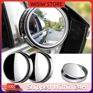[HD] Round Mirror Car Rearview Mirror 360 Degree Rearview Wide Angle Convex Mirror Car Accessories