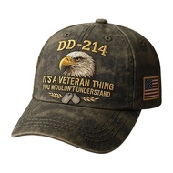DD-214 Printed Baseball Cap Eagle 250th Anniversary Hat Outdoor Sunscreen Sunshade