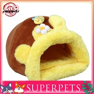 #  Pet Soft Guinea Pig Syrian Hamster Bird Small Honeypot Shape Sleeping Bed Nest