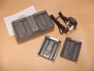 香港行貨 POWERSMART ENEL4 EN-EL4 ENEL4A EN-EL4A雙位充電器合Nikon D2H, D2Hs, D2X, D2Xs, D3, D3S, D3X, F6相機專用,請看