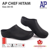 Ap Chef Black Chef Shoes - Knife-Resistant Kitchen Shoes