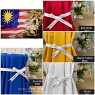 KAIN TEMA MERDEKA🇲🇾 HEAVY PALOMA PEARL SKIN DULL SATIN