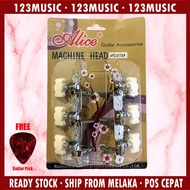 【POS CEPAT】 Alice Kapok Guitar Acoustic Guitar Machine Head Telinga Pemusing Gitar Akustik Kapok FREE PICK 【 POS CEPAT】