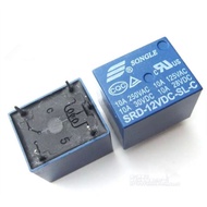 (1pcs) Songle SPDT Relay SRD 3V 5V 12V 24V DC 10A 5 Pins PCB Signal Relay 3VDC 5VDC 12VDC 24VDC