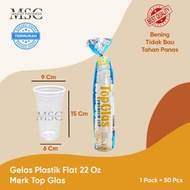 Top Glas Flat Plastic Cup 22 Oz | Oz Glass | Take Away Glass | Top Glas Flat Plastic Cup Size 22 Oz