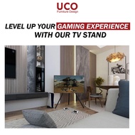UCO METAL LEG TV STAND WITH BRACKET