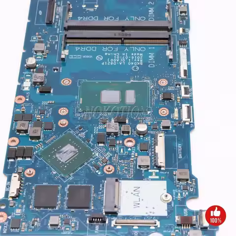 NOKOTION CN-09WC1G 09WC1G 9WC1G BKD40 LA-D821P Laptop Motherboard For DELL Inspiron 7460 7560 I7-750