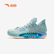 ANTA Kids' Shock Wave 5 Kyrie lrving Mid-big(7Y-14Y)Boy Basketball Shoes 312331101-1 Legit Official 