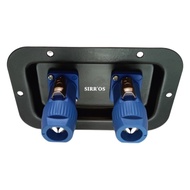 PACKAGE: 2-Hole Speakon Terminal + 2 Benji Speakon Sockets + 2 Benji Speakon Jacks