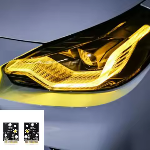 Car DRL Lemon Yellow Red For 2022 2023 BMW 2 series M2 LCI G42 G87 M240i CSL LED Blue Daytime Runnin