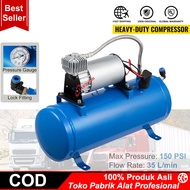 Tabung Kompresor Angin Otomatis 12v 24v 150psi air compressor portable 6L Air Tyre Inflator Pump