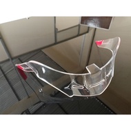 Kyt Rc7 gpr clear Helmet Spoiler