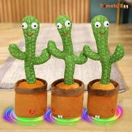 Children's Electronic Plush Toy Sunshine Cactus Dancing and Talking Cactus Toy with 120 Songs Childr