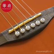 -10Y/10Y Solid String Cone AA1S60-White Acoustic Guitar String Stud Fixed String Accessories Tail S0