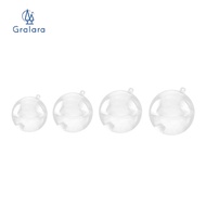 [nvnrbso] 10 Pieces Clear Plastic Ball Baubles Sphere Fillable Christmas Tree Ornament Gift Box