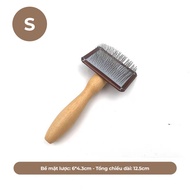 Lược slicker thép chải tạo bông và mát xa chuyên nghiệp Parfait Etoile cho thú cưng loại bỏ lông rụn