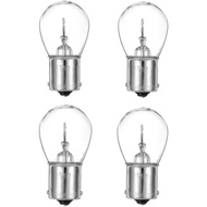 4Pcs DC 24V 21W BA15S P21W 1156 S25 1141 2409 Clear Bulbs Car Turn Signal Bulbs Auto Halogen Signal 