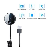 【Hot item】 Wireless Bluetooth 5.0 Car Bluetooth Aux Audio Mp3 Player Car Kit Handsfree