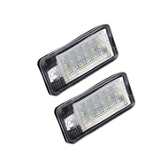 6000K White Error Free LED License Number Plate Light Lamps For Audi A4 B6 B7 Q7 4L A3 8P A6 C6 A5 8