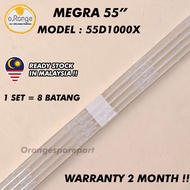 55D1000X MEGRA 55" LED TV BACKLIGHT(LAMPU TV) MEGRA 55 INCH LED TV BACKLIGHT 55D1000