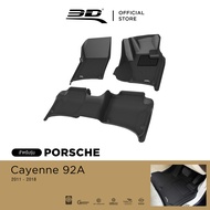 3D Mats พรมปูพื้นรถยนต์ PORSCHE CAYENNE (92A) 2011 - 2018 พรมกันลื่น พรมกันนํ้า พรมรถยนต์