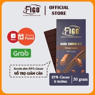 [Genuine] Dark Chocolate 85% FIGO Cocoa, Pure Black Chocolate 85% Diet Cocoa, Weight Loss, Diabetes