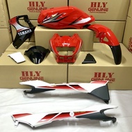 RXZ 5PV CATALYZER CATAL BODY BLACK / RED / DBPMC+ WHITE COVER SET COVERSET WITH BUBBLE WRAP (HLY)