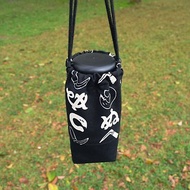 日本家紋束口環保杯袋 飲料提袋 保溫瓶提袋 手作 帆布 方便