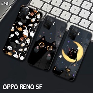 E481Softcase glass shine Oppo Reno 5F Oppo A38 Reno 8 4G Reno 6 4G Reno 7Z 5G Reno 7 4G A54 A15 A16 
