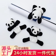 Panda Doll Refrigerator Sticker Cute Cartoon Plush Doll Chengdu Tourist Souvenir Gift Panda Magnetic