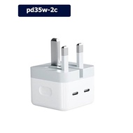 Adapter 1Phone Charger Charger Fast Fast Fast Charger Charger QC QC PD PD 35W 35W UK UK Plug Plug Ty