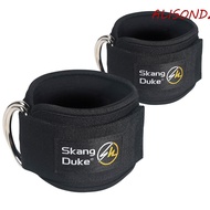 ALISONDZ 1 Pair Adjustable Fitness Ankle Straps, Adjustable Foot Strap Fitness Training Ankle Buckle