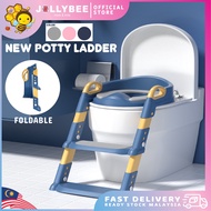Jollybee Foldable Potty Seat Training Adjustable Potty Toilet Bowl with Ladder for Baby Toddlers Saf