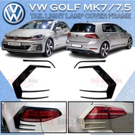 VOLKSWAGEN GOLF MK7 MK7.5 R GTI R-LINE REAR TAIL LIGHT LAMP COVER TRIM FRAME VW GOLF 7 GOLF 7.5 TAIL