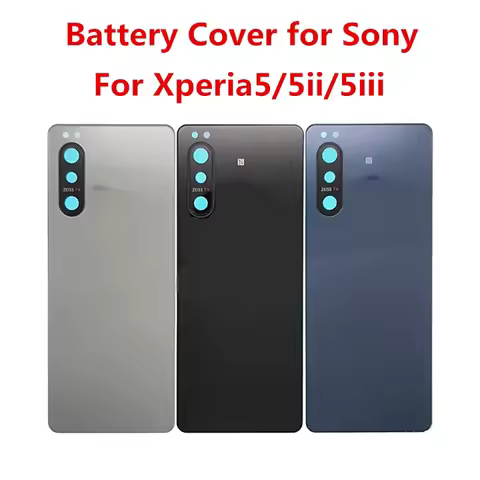Back Cover For Sony Xperia 5 ii iii 5ii 5iii 6.1" Xperia5iii Housing Battery Door Repair Replace Rea