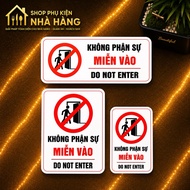 Airspace Exemption Sign, Staff Only Sign, Internal Area, Employee, Airspace Prohibited on double-sid