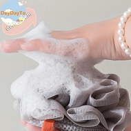 DayDayTo 1 Piece Of Soft Loofah Sponge Bath Ball For Soap 2-in-1 Soap Dispenser And Body Scrub Bathr