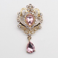 Gothic Lolita Lolita Light Luxury Exquisite Baroque Brooch Texture Gem diy Accessories Pin Jewelry L