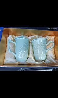 0乾唐軒活瓷杯---勢在必得高杯--對杯組--辦公杯水茶杯商務陶瓷養生杯 附禮盒。建議面交