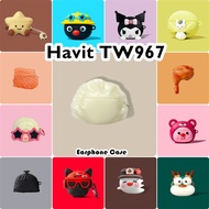 READY STOCKFor Havit TW967 Case Cool Cartoon Soft Silicone Earphone Case Casing Cover NO.3