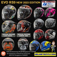 SG SELLER 🇸🇬 PSB APPROVED 2023  EVO RS9 Motorcycle Helmet Sun Visor Designs
