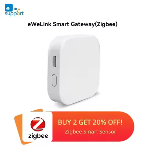 eWelink Smart Zigbee 3.0 Gateway Wireless Bridge Smart Zigbee Hub Home Automation Security Works wit