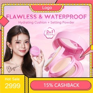 G-2-G Perfect Pair 2 in 1 Cushion Powder Foundation Hydrating Cushion+Powder Matte High Coverage