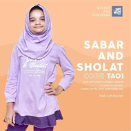 Tunik Ammarkids Baju Muslim Anak Tunic Muslimah Ammar Kids Kaos Perempuan Merah Orange Biru Tosca Pi