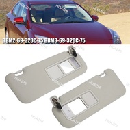 HZ Sun Visors With Light For Mazda 3 2010 2011 2012 2013 OEM BBM2-69-320C-75 BBM3-69-320C-75 Left Dr