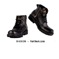 MEN'S BOOTS BIG SIZE LARGE SIZE 45 46 47 48 49 50 51 52 HUMM3R BABON FULL BLACK BROWN/