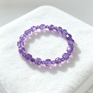 ⭕Bolivia Cube Sugar Amethyst⭕Pure Natural Crystal Women's Energy Bracelet Healing Amethyst Exquisite