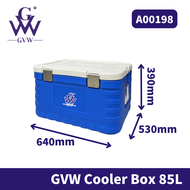 GVW【85L】Ice Box Cooler Box with wheel Picnic Camping Fishing Party BBQ Beach Party Cooler Box
